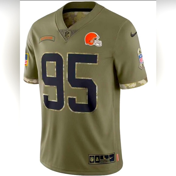 NFL Other - Cleveland Browns Miles Garrett #95 “salute to serve” NFL Jersey - Size Small​